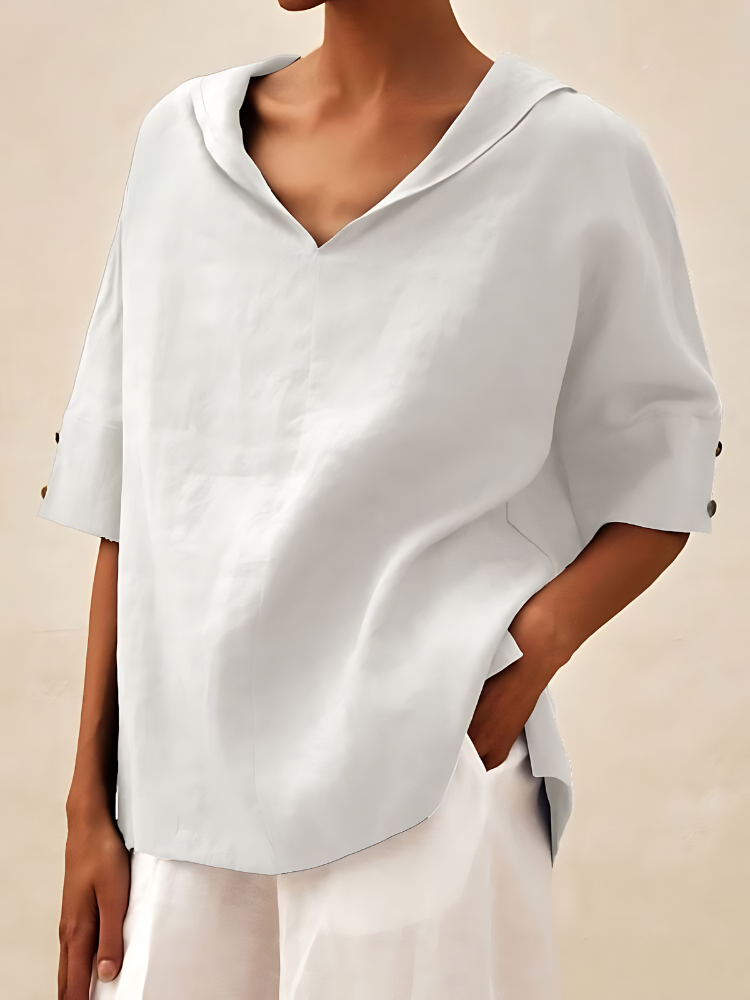 MOLLY™ V-NECK CASUAL SHIRT