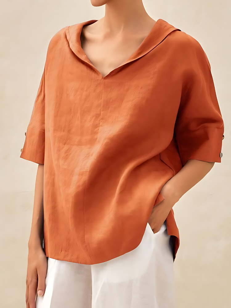 MOLLY™ V-NECK CASUAL SHIRT