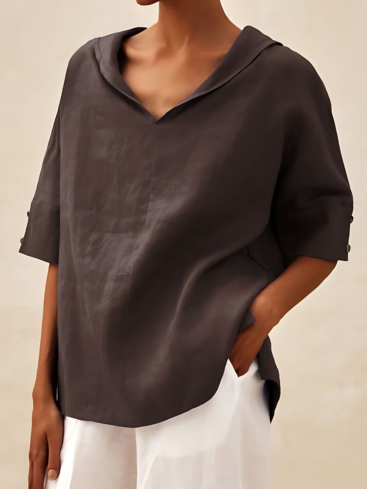 MOLLY™ V-NECK CASUAL SHIRT