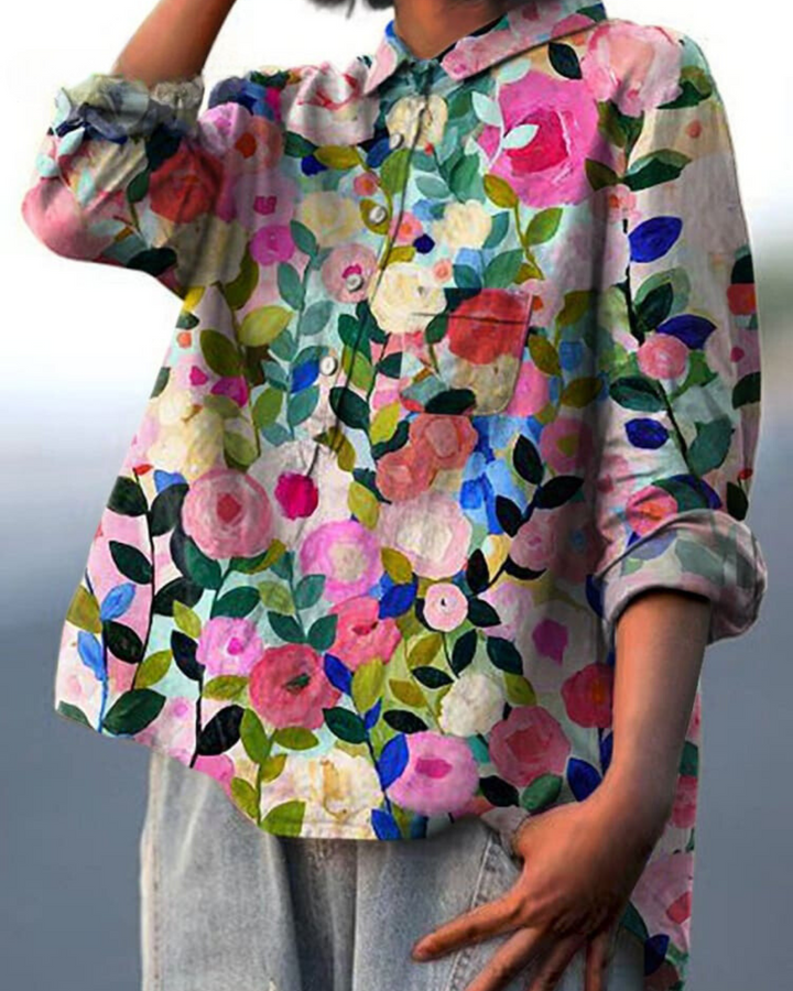 Diana™ - Blouse with floral print