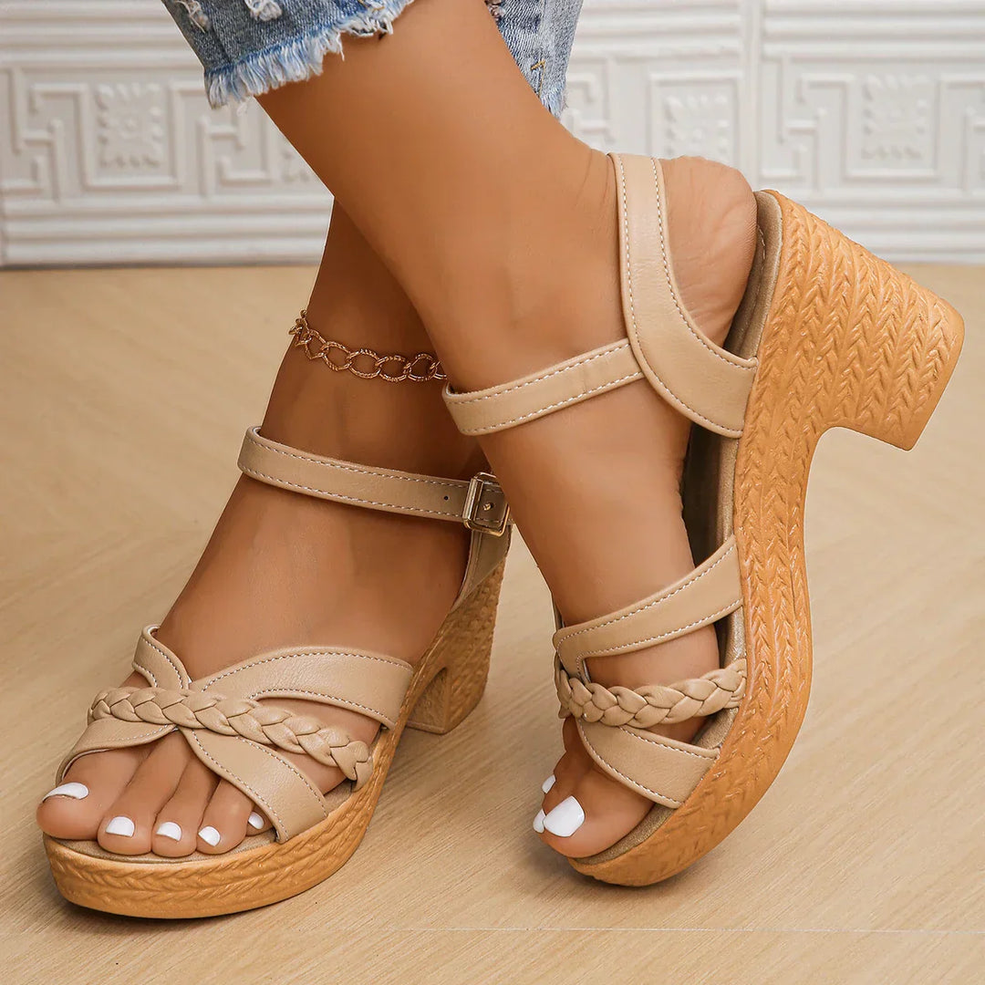 Celia™ - Orthopedic Mid Heel Platform Sandals