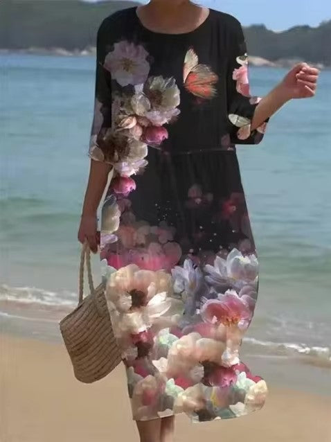 Harriet™ - Elegant Floral Dress