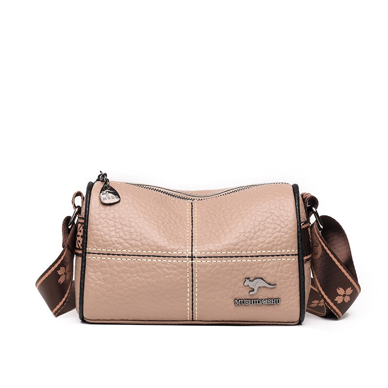 Muse™ - Stylish Crossbody Bag with Stone Grain Pattern