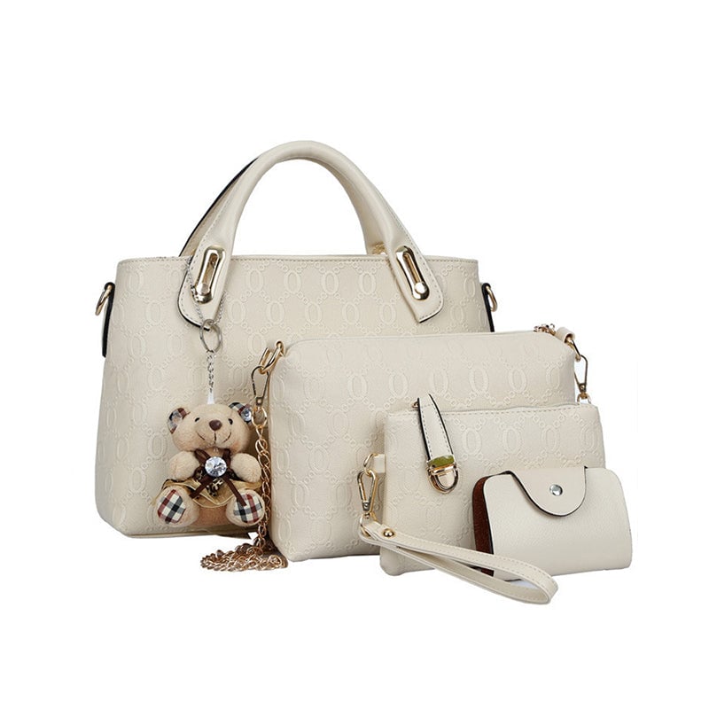 Mia™ - New Stylish Four-Piece Handbag Set