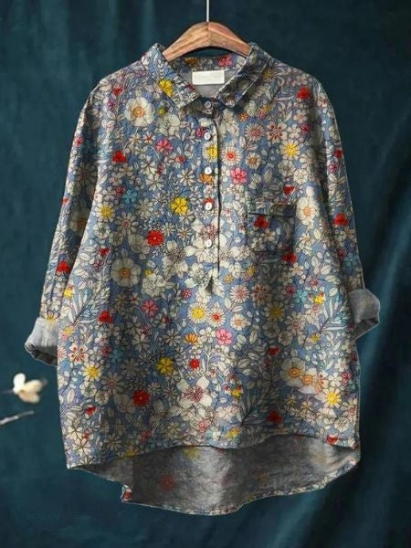 Diana™ - Blouse with floral print